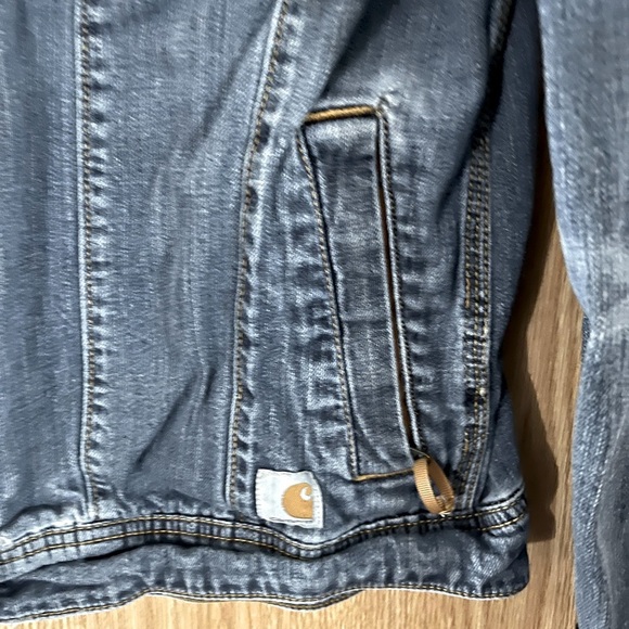 Carhartt Denim Blue Jeans Jacket - Picture 3 of 4